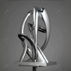 Repetición de escultura de acero inoxidable personalizada