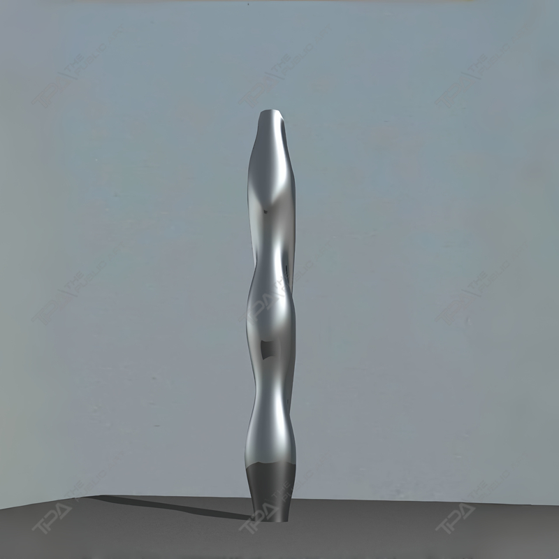 Canto de escultura grande de acero inoxidable para exteriores