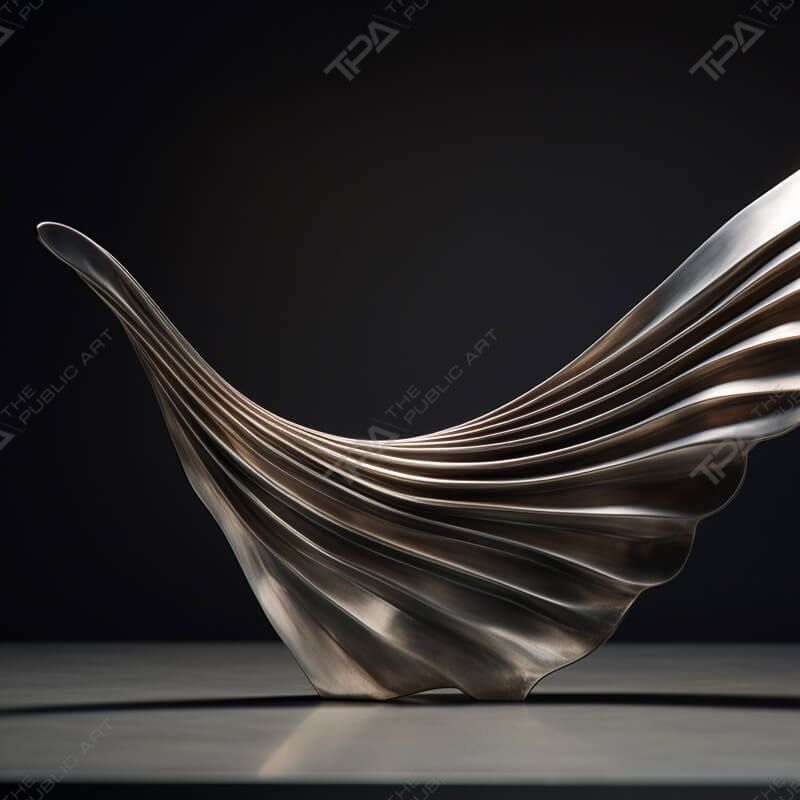 Adorno decorativo de escultura de metal para el hogar