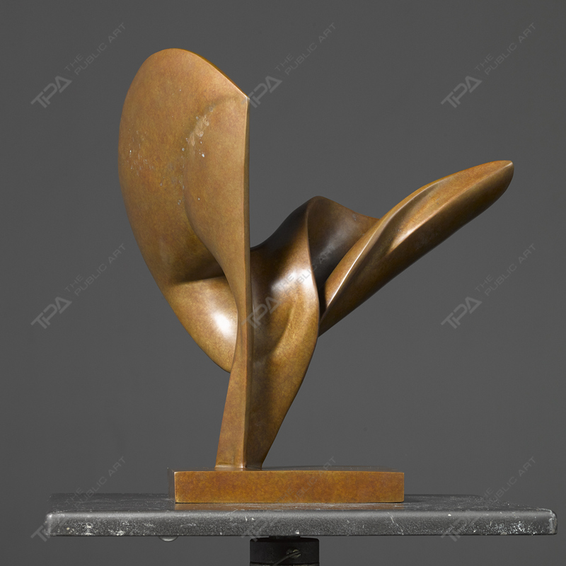 Escultura de acero inoxidable Llovizna con el viento