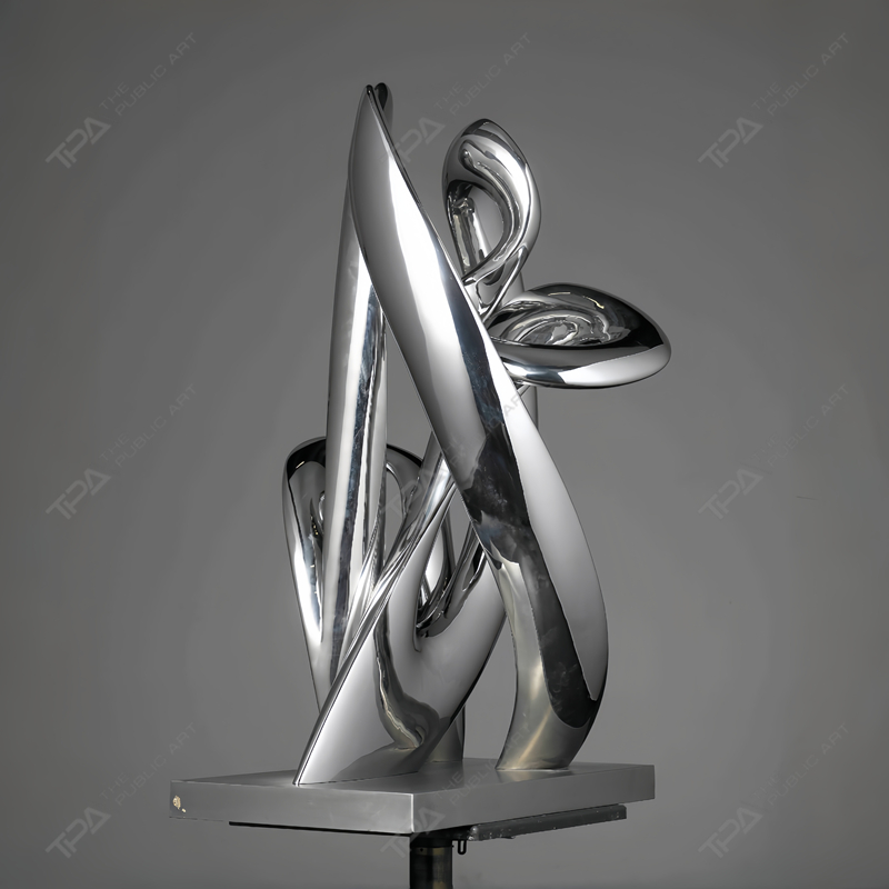 Repetición de escultura de acero inoxidable personalizada