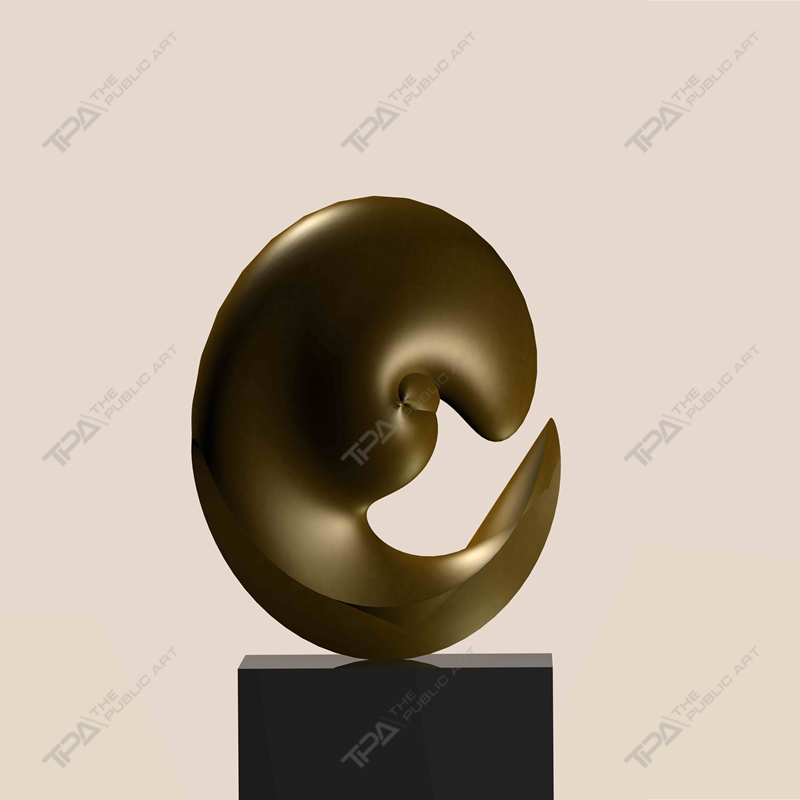 Escultura de acero inoxidable Sin título