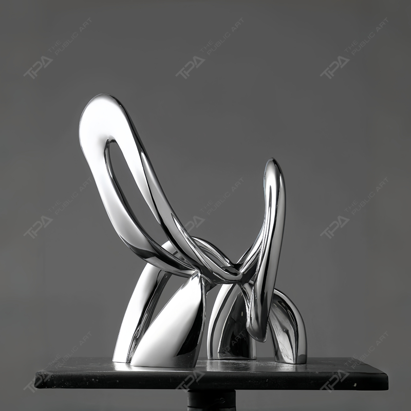 Escultura de acero inoxidable Flores como un sueño