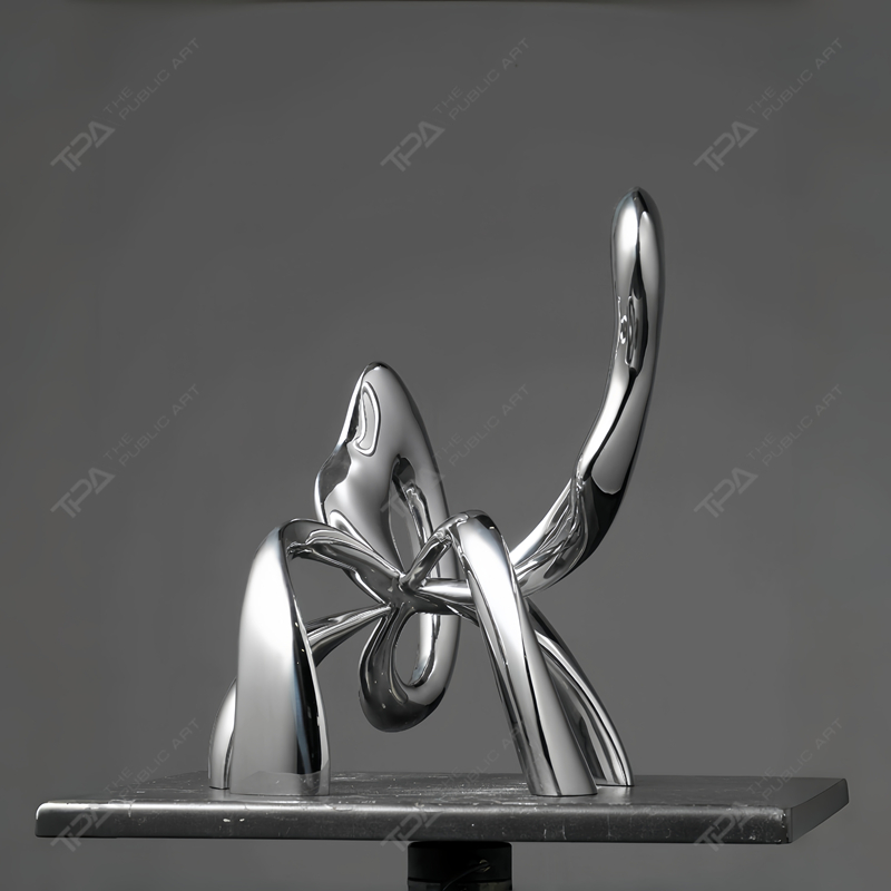 Escultura de acero inoxidable Flores como un sueño