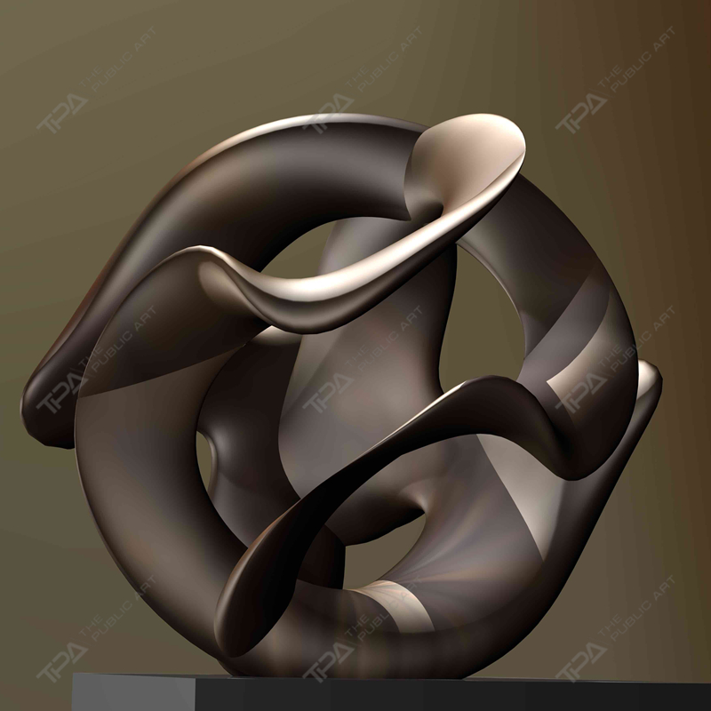 Escultura de Bronce Límites Infinitos