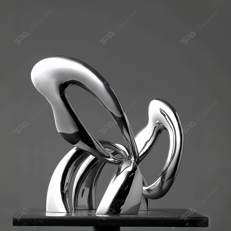 Escultura de acero inoxidable Flores como un sueño