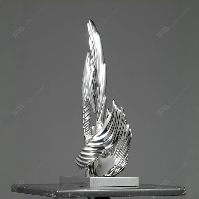 Escultura de acero inoxidable personalizada bailando