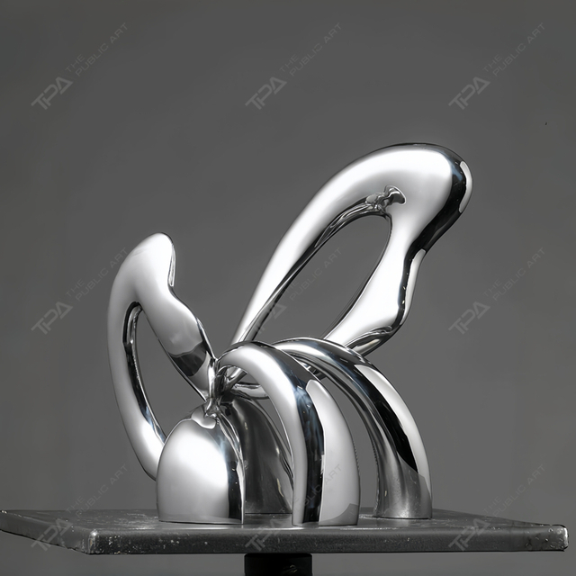 Escultura de acero inoxidable Flores como un sueño