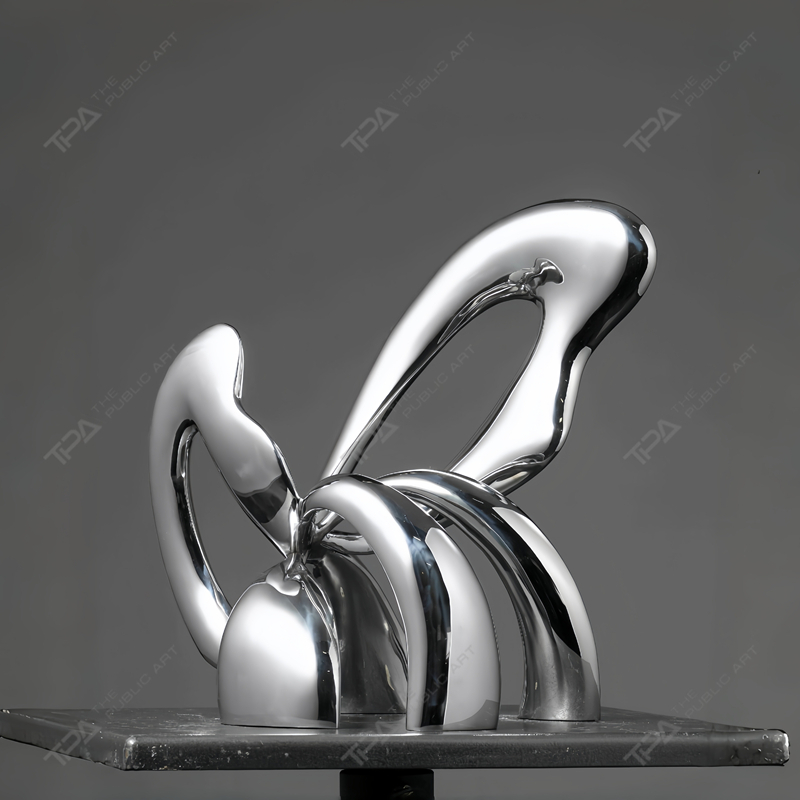 Escultura de acero inoxidable Flores como un sueño