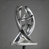 Repetición de escultura de acero inoxidable personalizada